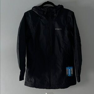 Columbia Black Waterproof Hooded Jacket